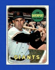 Jim Davenport #102 Baseball Cards 1969 Topps Prices