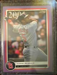 Albert Pujols [Purple] #36 Baseball Cards 2022 Topps X Aaron Judge Prices