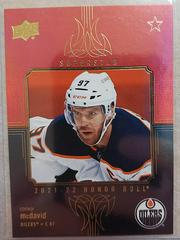 Connor McDavid [Rainbow Red] #HR-18 Hockey Cards 2021 Upper Deck Honor Roll Prices