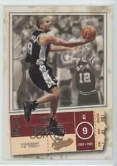 Tony Parker #10 Basketball Cards 2004 Fleer Authentix Prices