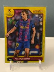 Nico Gonzalez [Yellow Wave] Soccer Cards 2021 Topps Merlin Chrome UEFA Prices