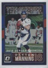 Peyton Manning [Blue] #15 Football Cards 2016 Panini Donruss Optic Peyton Manning Tribute Prices