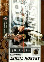 Drew Brees Football Cards 2009 Playoff Contenders Prices