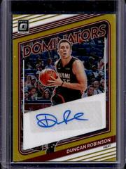 Duncan Robinson [Gold] #DS-DRB Basketball Cards 2022 Panini Donruss Optic Dominators Signatures Prices