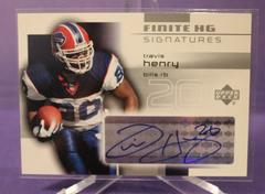 Travis Henry Football Cards 2004 Upper Deck Finite Signatures Prices