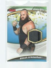 Braun Strowman [Blue] Wrestling Cards 2019 Topps WWE Money in the Bank Shirt Relics Prices