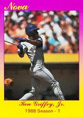 Ken Griffey Jr. [1988 Season 1] Baseball Cards 1990 Star Nova Edition Prices