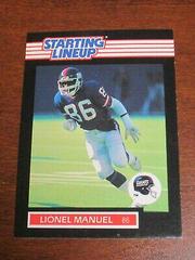 Lionel Manuel Football Cards 1989 Kenner Starting Lineup Prices