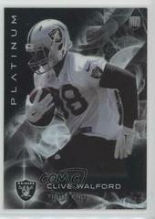 Clive Walford [Black Refractor] Football Cards 2015 Topps Platinum Prices