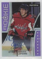 Hendrix Lapierre #AR-HL Hockey Cards 2021 Upper Deck Synergy Autograph Rookies Prices