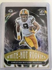 Christian Watson [Gold] #WHR-7 Football Cards 2022 Panini Donruss Optic White Hot Rookies Prices