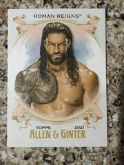 Roman Reigns #AG-18 Wrestling Cards 2021 Topps Heritage WWE Allen & Ginter Prices