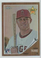 Mark Trumbo [Refractor] #C122 Baseball Cards 2011 Topps Heritage Chrome Prices