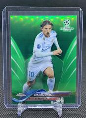 Luka Modric [Green Refractor] Soccer Cards 2017 Topps Chrome UEFA Champions League Prices