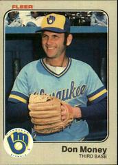 Don Money #41 Baseball Cards 1983 Fleer Prices