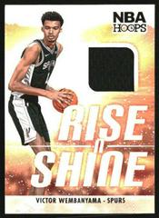 Victor Wembanyama [Winter] #RS-WEM Basketball Cards 2023 Panini Hoops Rise N Shine Memorabilia Prices