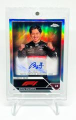 Zhou Guanyu [Orange Refractor] #CAC-ZG Racing Cards 2023 Topps Chrome Formula 1 Autograph Prices