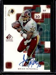 Brian Mitchell [Autograph Gold] #KR Football Cards 1999 SP Signature Prices