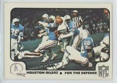 Houston Oilers [For the Defense] #12 Football Cards 1977 Fleer Team Action Prices