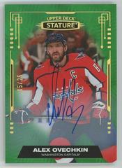Alex Ovechkin [Autograph Green] #26 Hockey Cards 2021 Upper Deck Stature Prices