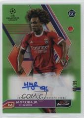 Moreira Jr. [Neon Green] Soccer Cards 2022 Topps Finest UEFA Club Competitions Autographs Prices