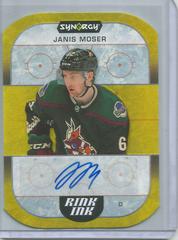 Janis Moser #RI-JM Hockey Cards 2022 Upper Deck Synergy Rink Ink Autographs Prices