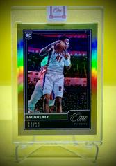 Saddiq Bey [Gold] Basketball Cards 2020 Panini One and One Prices