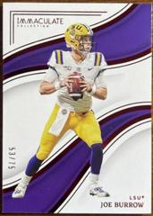 Joe Burrow [Ruby] #24 Football Cards 2023 Panini Immaculate Collection Collegiate Prices
