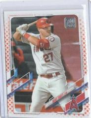 Mike Trout [Orange Star] Baseball Cards 2021 Topps Prices