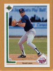 Scott Leius #35 Baseball Cards 1991 Upper Deck Prices