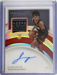 Jalen Green [Patch Autograph Tag] Basketball Cards 2021 Panini Immaculate Collection Prices