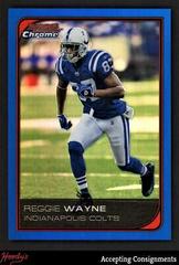 Reggie Wayne [Blue Refractor] Football Cards 2006 Bowman Chrome Prices
