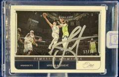Nikola Jokic Basketball Cards 2021 Panini One and One Timeless Moments Autographs Prices
