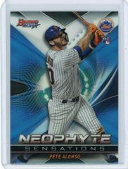 Pete Alonso #NS-5 Baseball Cards 2019 Bowman's Best Neophyte Sensations Prices