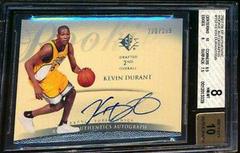 Kevin Durant [Rookie Autograph] Basketball Cards 2007 SP Authentic Prices