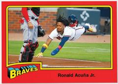 Ronald Acuna Jr. #302 Baseball Cards 2020 Topps Throwback Thursday Prices