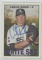 Carlos Rodon Baseball Cards 2016 Topps Heritage Real One Autographs Prices