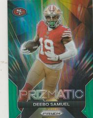 Deebo Samuel [Green] #17 Football Cards 2023 Panini Prizm Prizmatic Prices