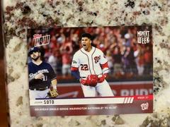 Juan Soto Baseball Cards 2019 Topps Now Moment of the Week Prices