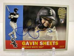 Gavin Sheets Baseball Cards 2022 Topps Archives 1960 Fan Favorites Autographs Prices