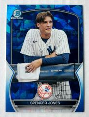 Spencer Jones [Variation] #BCP-178 Baseball Cards 2023 Bowman Chrome Prospects Sapphire Prices