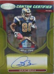 Isaac Bruce [Gold Etch] Football Cards 2022 Panini Certified Canton Signatures Prices