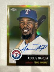 Adolis Garcia [Gold] #CPA-AG Baseball Cards 2022 Topps Chrome Platinum Anniversary Autographs Prices
