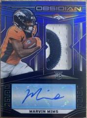 Marvin Mims [Deep Sea Mojo Electric Etch] #126 Football Cards 2023 Panini Obsidian Signature Prices