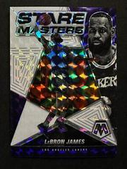 LeBron James [White] Basketball Cards 2021 Panini Mosaic Stare Masters Prices