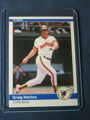 Graig Nettles #U-82 Baseball Cards 1984 Fleer Update Prices