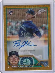 Bobby Miller [Gold Wave] #RA-BM Baseball Cards 2023 Topps Chrome Update Rookie Autographs Prices