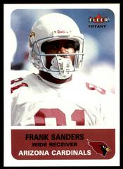 Frank Sanders [Tiffany] #9 Football Cards 2002 Fleer Prices