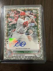 Brendan Donavan [Silver Metallic] #WHA-BD Baseball Cards 2022 Topps Holiday Autographs Prices