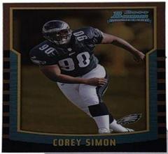Corey Simon [Gold] #190 Football Cards 2000 Bowman Prices